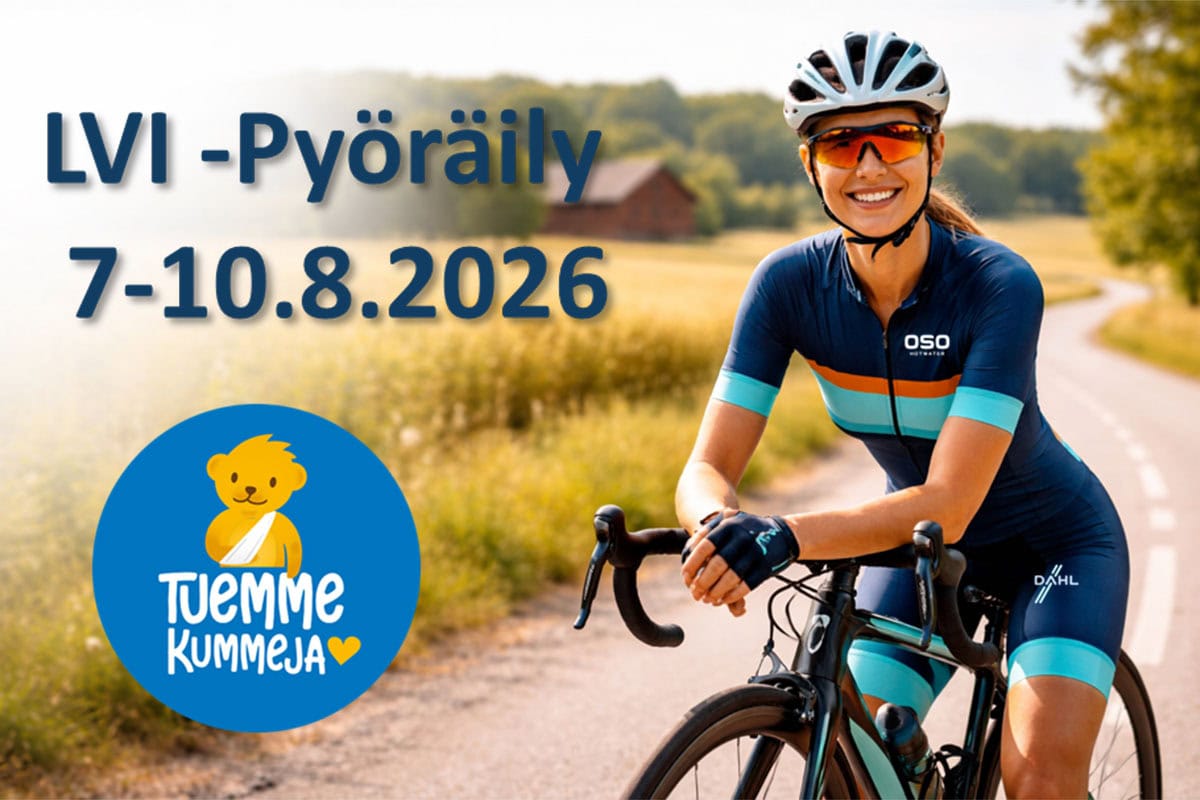 Mukana kesän LVI-pyöräilyssä